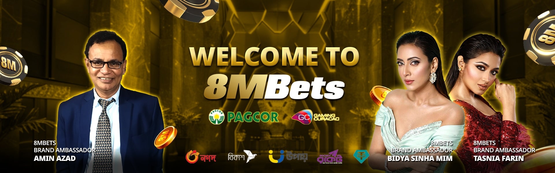 8mbets play top online casino Bangladesh for real money