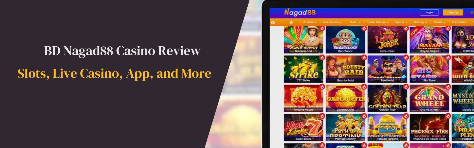 BD Nagad88 Casino Review Slots, Live Casino, App, and More