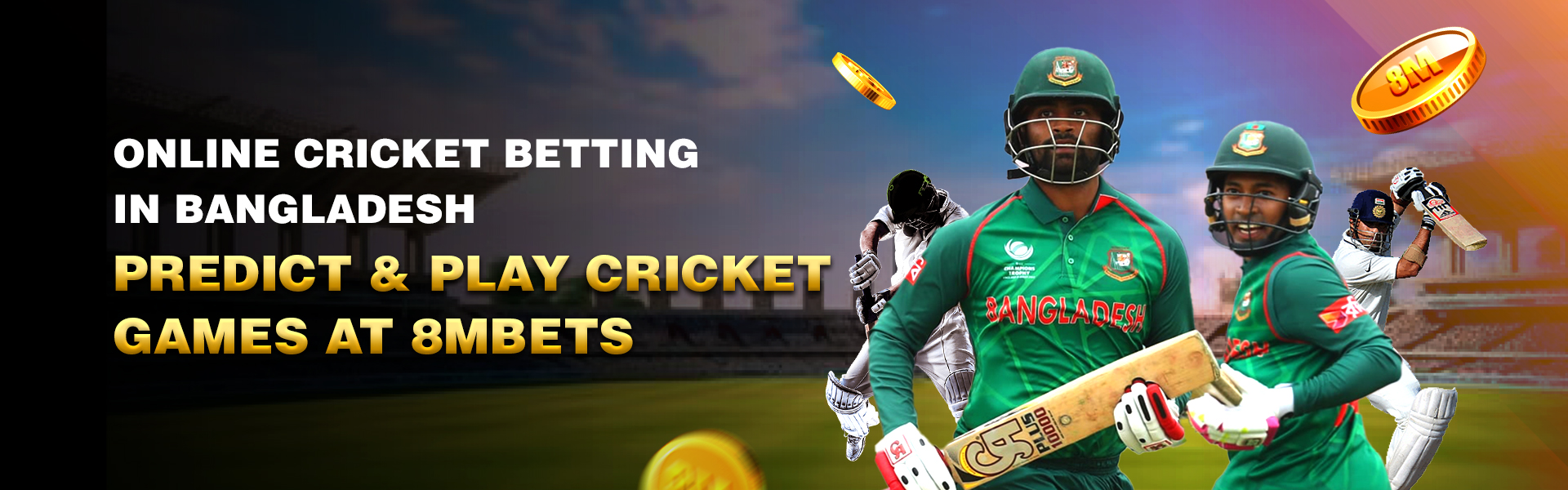 Play Online Cricket Betting Bangladesh 8MBets