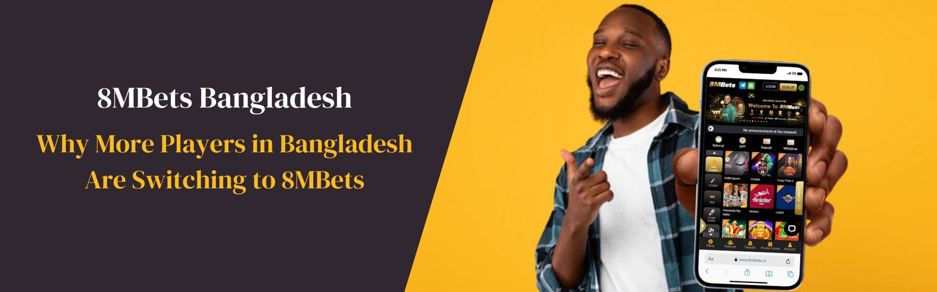 Why More Players in Bangladesh Are Switching to 8MBets
