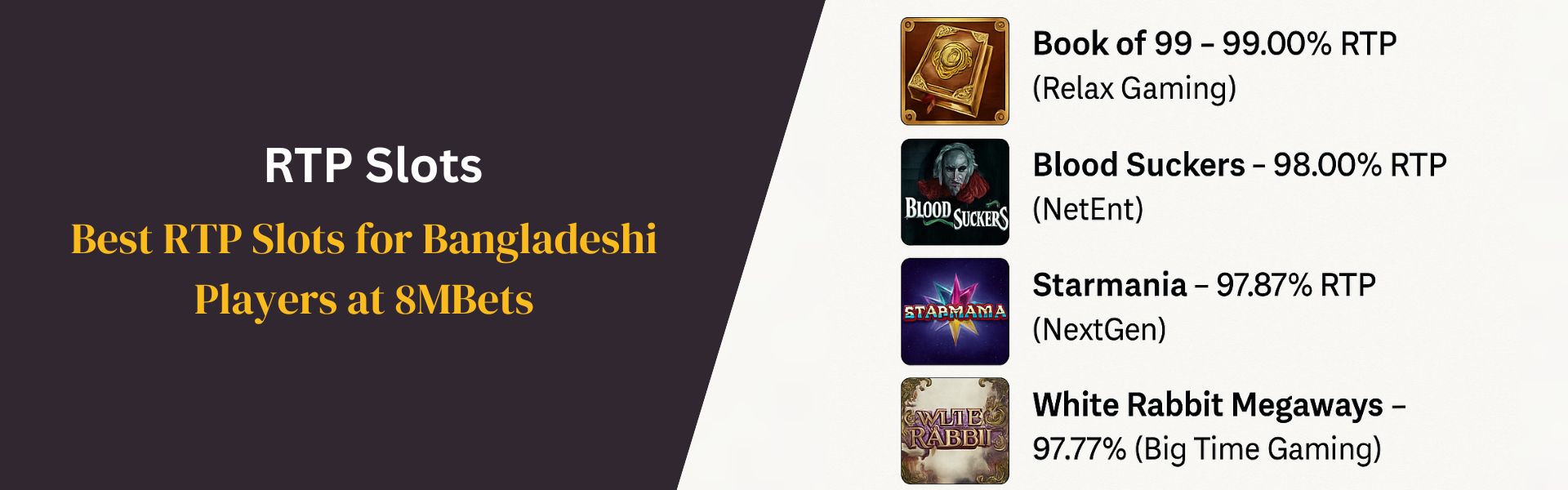 Best RTP Slots for Bangladeshi Players at 8MBets