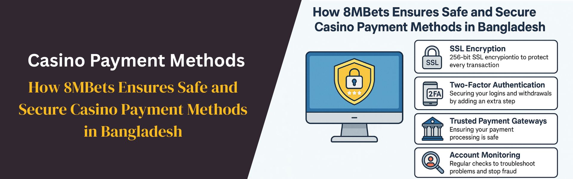 How 8MBets Ensures Safe and Secure Casino Payment Methods in Bangladesh